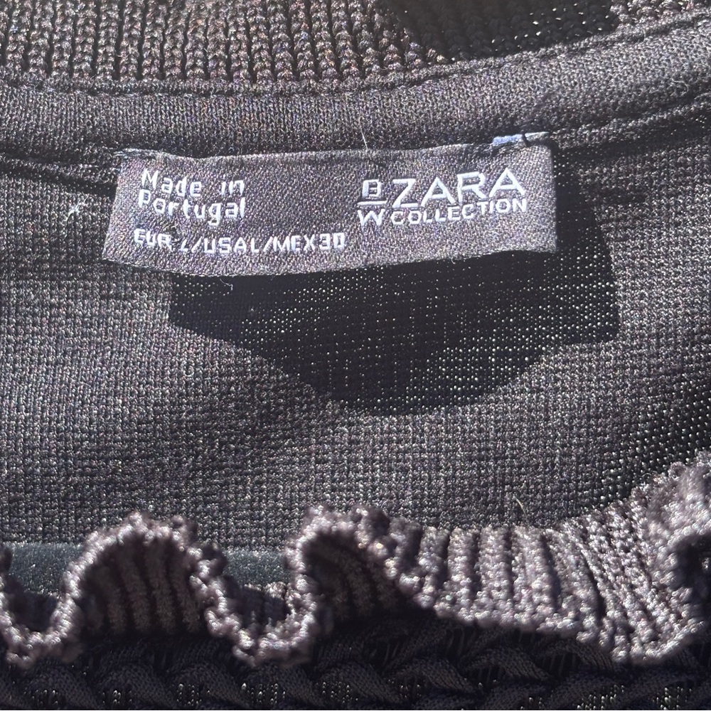 Zara Ruffle Sweater Top - Picture 6 of 6